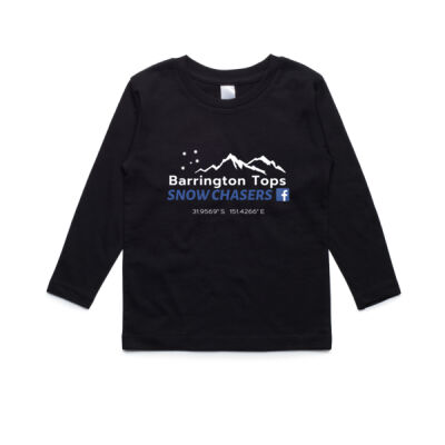 Barrington Tops Snow Chasers - Kids Long Sleeve T-shirt Thumbnail