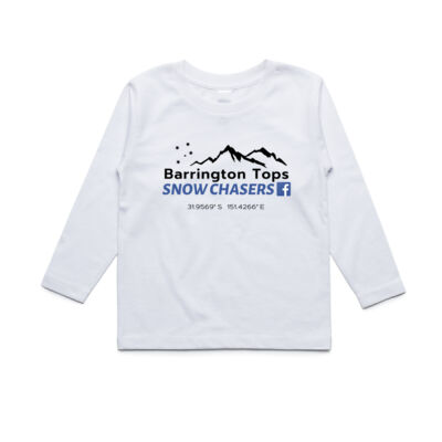 Barrington Tops Snow Chasers - Kids Long Sleeve T-shirt Thumbnail
